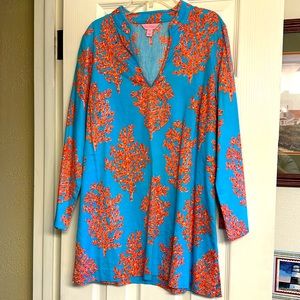 Lilly Pulitzer Ciera Tunic in Coral Siesta Size Medium